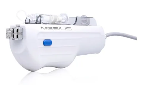 Ergonomisches MEBIUS-Handstück mit Spritzenhalterung